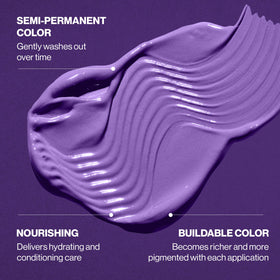 KERACOLOR PURPLE next to common objects showing 12 fl oz size benefit