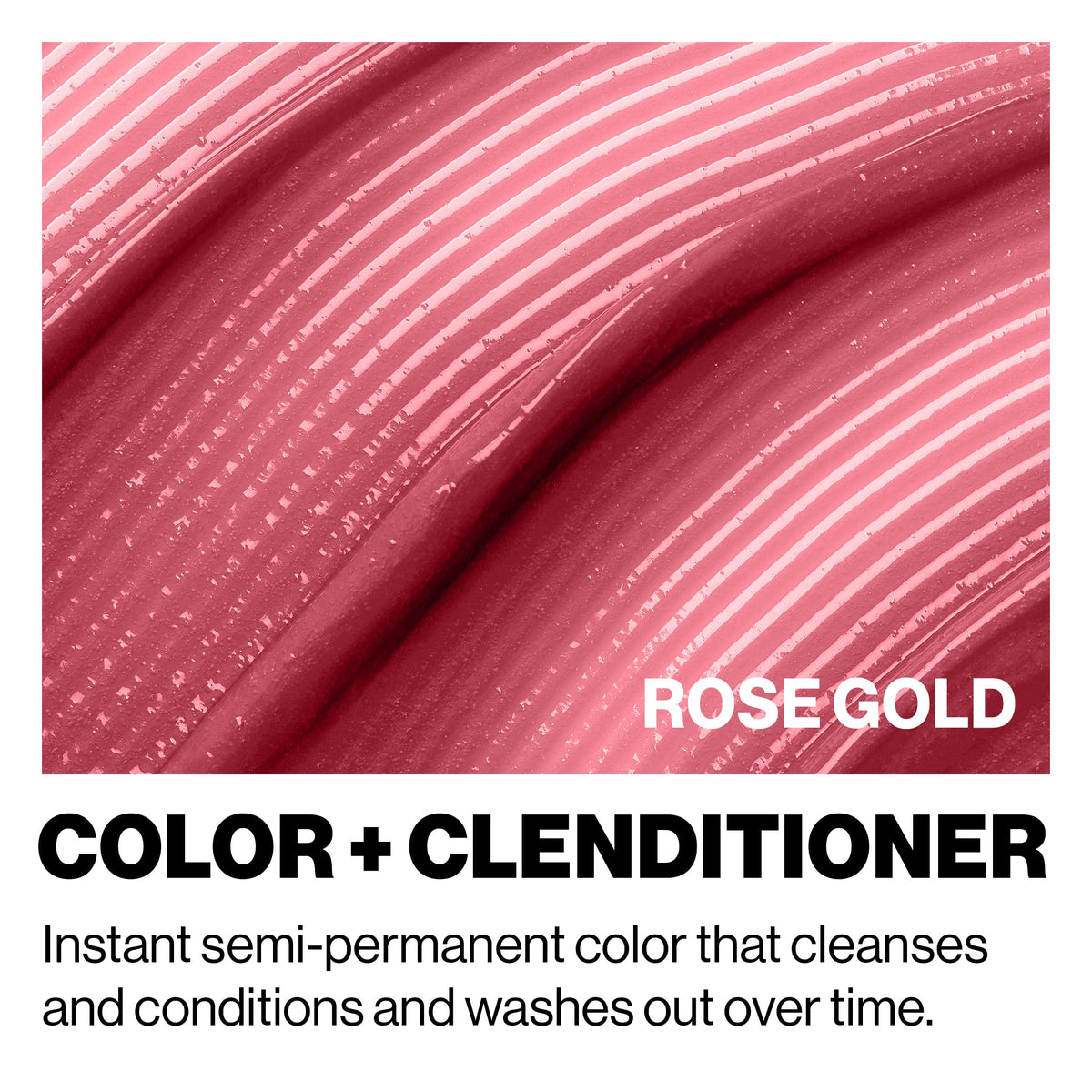 KERACOLOR creamy rose-gold pigment close-up showing rich color payoff