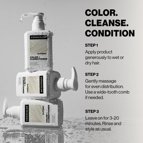 KERACOLOR in salon setting on stylist station promoting professional-grade finish