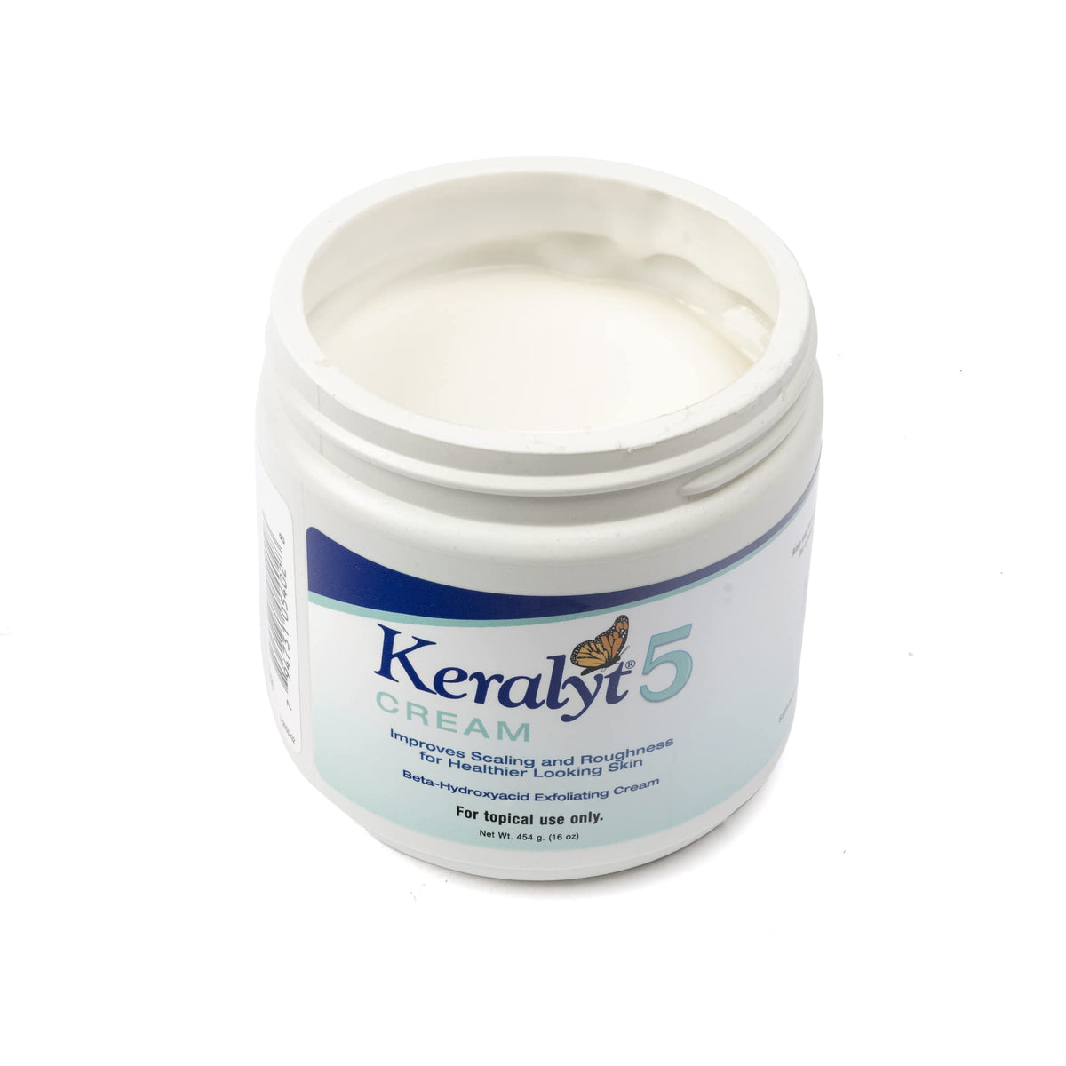 Keralyt 5 on bathroom shelf as part of a daily skin-care routine
