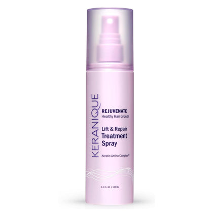 Keranique front packaging showing product and instant volume benefit