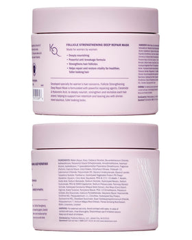 Keranique on bathroom shelf in lifestyle setting promoting self-care routine