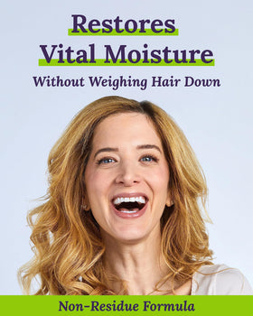 Keranique ingredients display with biotin, panthenol, keratin for strengthening