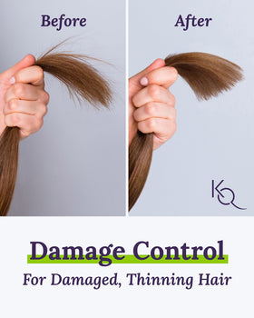 Keranique shampoo lather close-up demonstrating gentle cleansing benefit