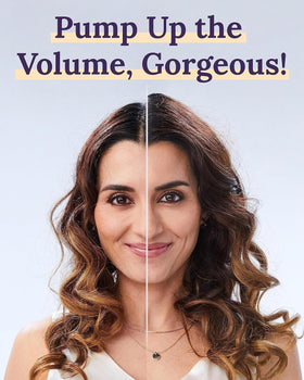 Keranique shampoo pump dispensed for easy use and gentle cleansing benefit