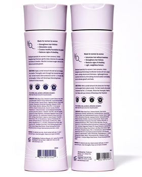 Keranique travel size and full-size bottles for at-home or on-the-go