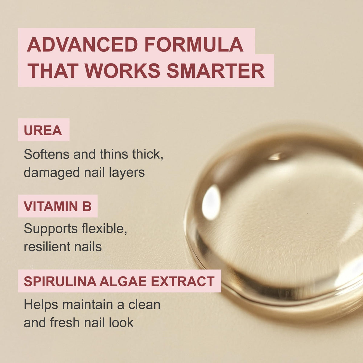 Kerasal before and after nails comparison illustrating improved surface appearance