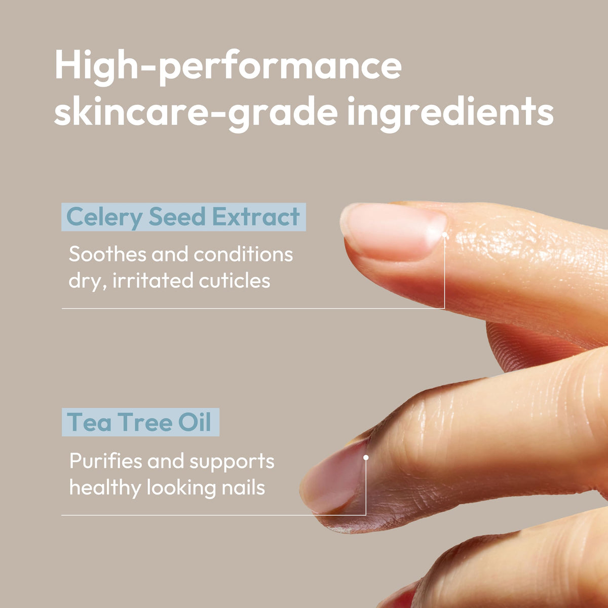 Kerasal serum texture drop on fingertip showing lightweight absorption benefit
