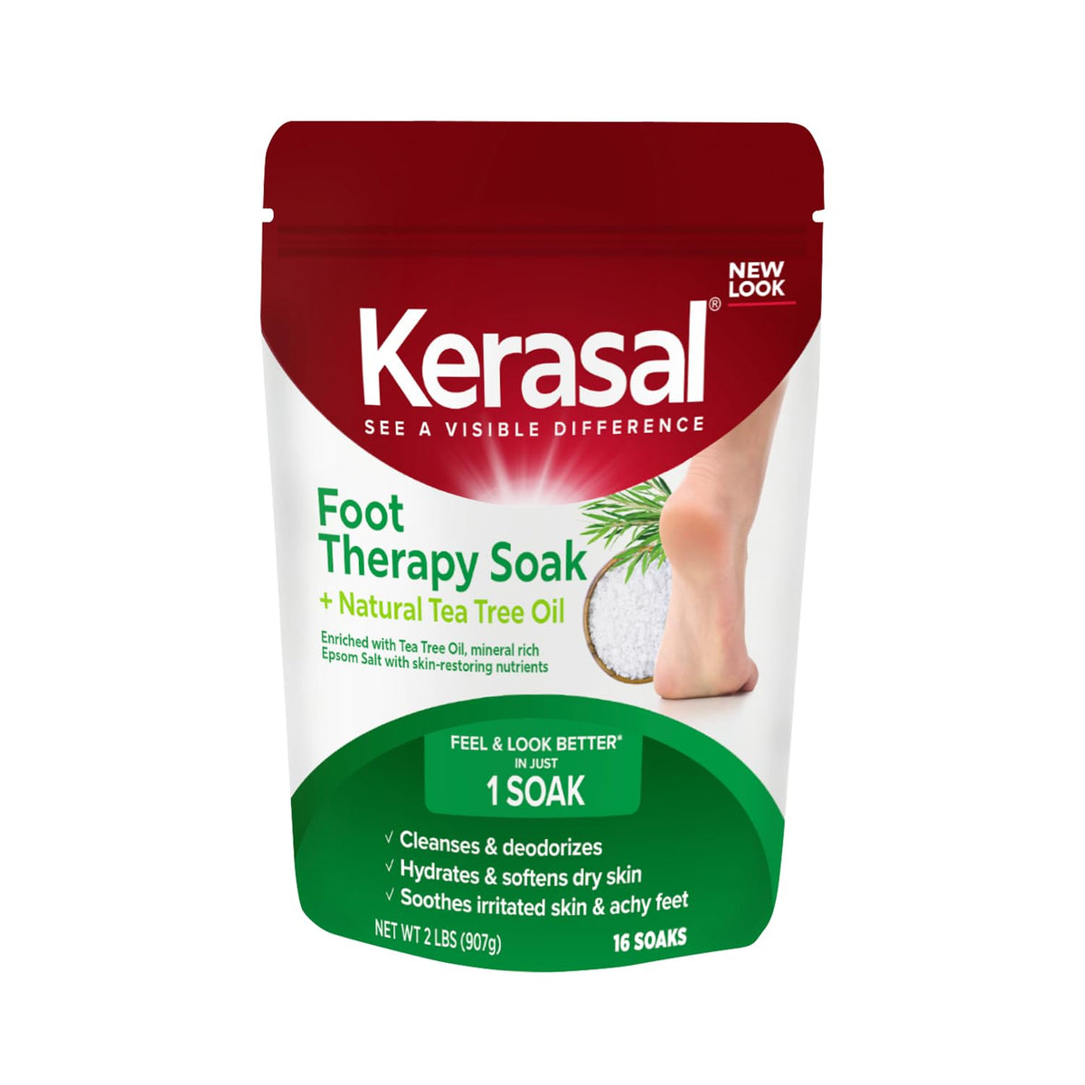Kerasal front packaging showing product and benefits