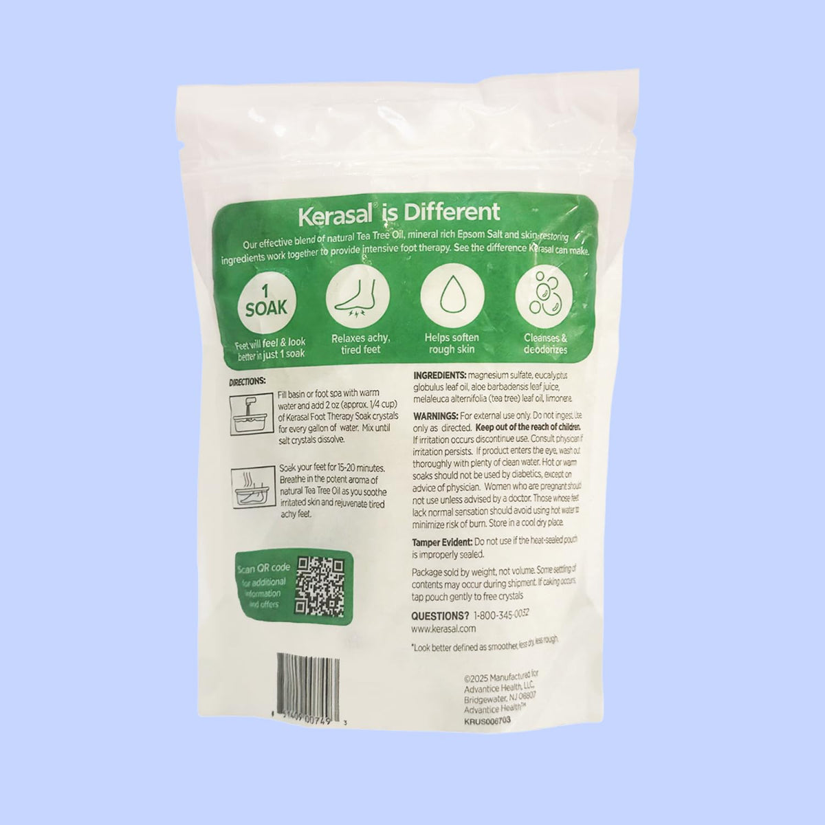 Relaxing home spa scene with Kerasal for refreshed feet
