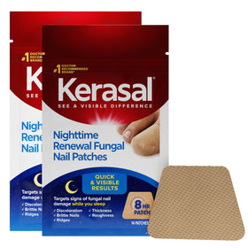 Kerasal front packaging showing twin pack and product benefit