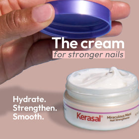 Kerasal tube close-up highlighting applicator and easy daily use