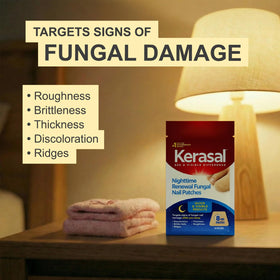 Kerasal patch texture and formula close view for targeted hydration