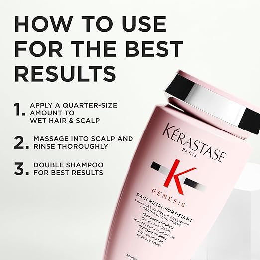 KÉRASTASE displayed in bathroom lifestyle setting suggesting daily routine benefit