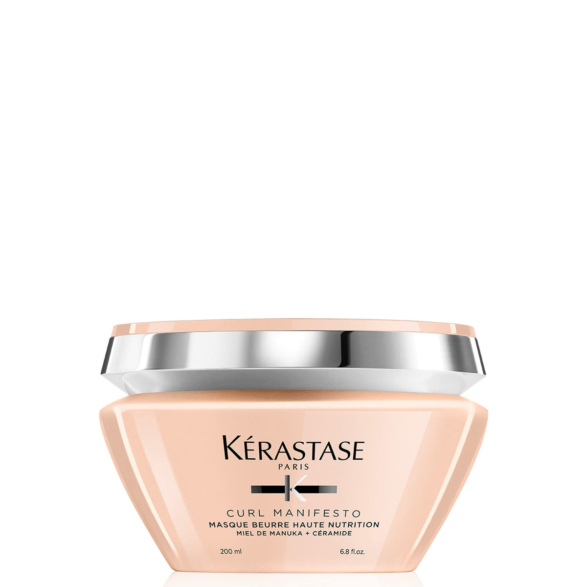 KÉRASTASE front jar showing product branding and nourishing mask benefits