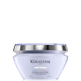 KÉRASTASE jar front view showing restorative mask for damaged blonde