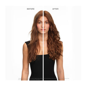 KÉRASTASE product being applied to damp hair demonstrating smooth spread