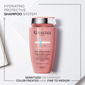 KÉRASTASE back label close-up showing ingredients and directions for informed use