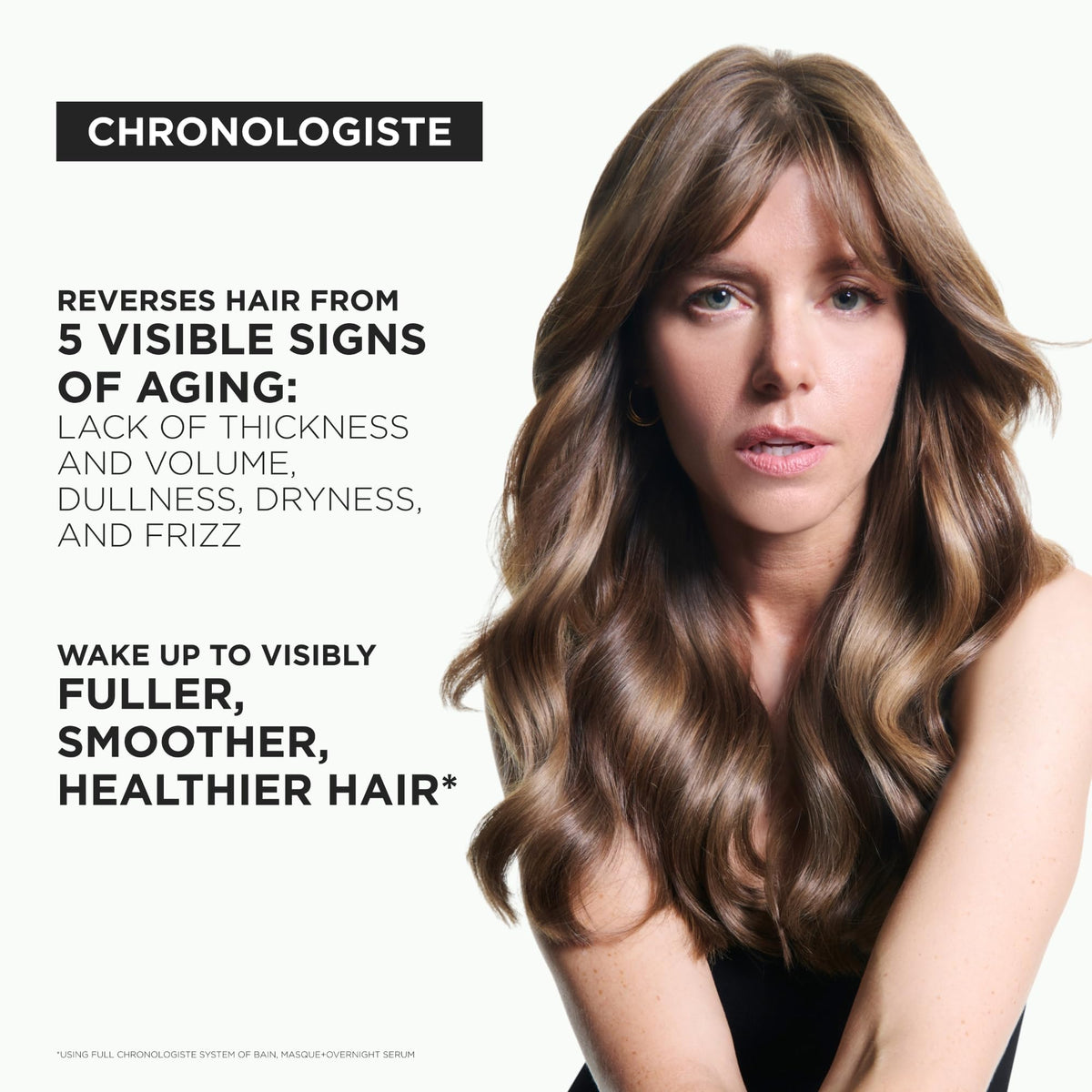 KÉRASTASE hyaluronic acid graphic illustrating moisturizing ingredient and hydration benefit