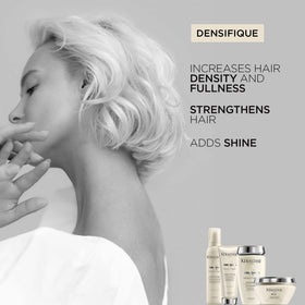 KÉRASTASE mousse in use during blow-drying providing visible root lift and lasting volume