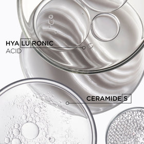 KÉRASTASE size and contents label display showing product details and ingredient focus