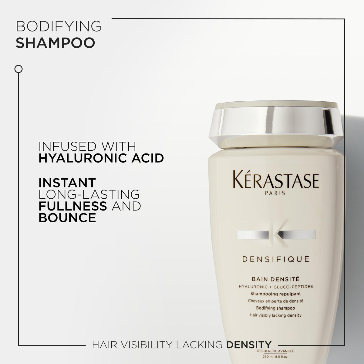 KÉRASTASE cap and pump detail showing easy dispensing and controlled use