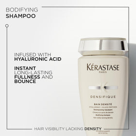 KÉRASTASE cap and pump detail showing easy dispensing and controlled use