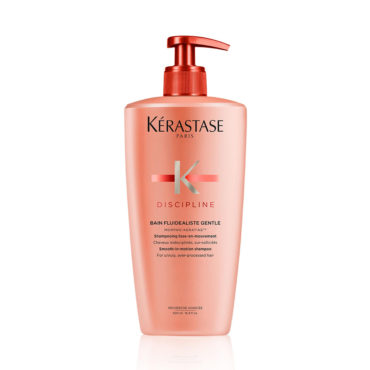 KÉRASTASE front bottle view showing product and taming benefits