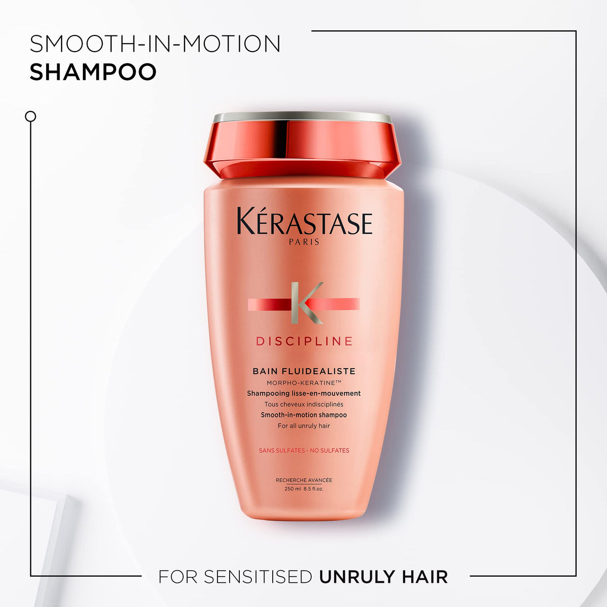 KÉRASTASE label close-up showing product name and sulfate-free benefit
