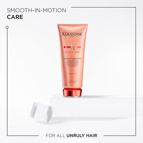 KÉRASTASE pump dispensing conditioner for easy portion control benefit