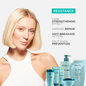 KÉRASTASE gel texture drop showing concentration and spreadability for repair