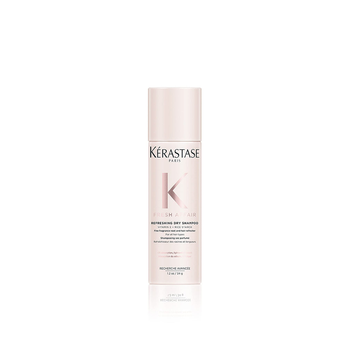 KÉRASTASE front packaging of Fresh Affair dry shampoo, convenient travel size