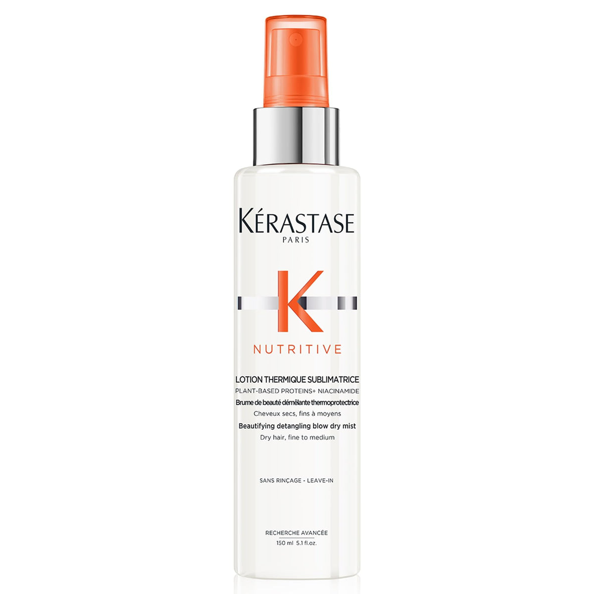 KÉRASTASE front packaging view showing product and benefit of heat protection