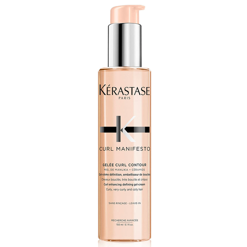 KÉRASTASE front bottle view showing product branding and benefit of curl shaping