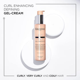 KÉRASTASE close-up of gel-cream texture highlighting lightweight hydration benefit