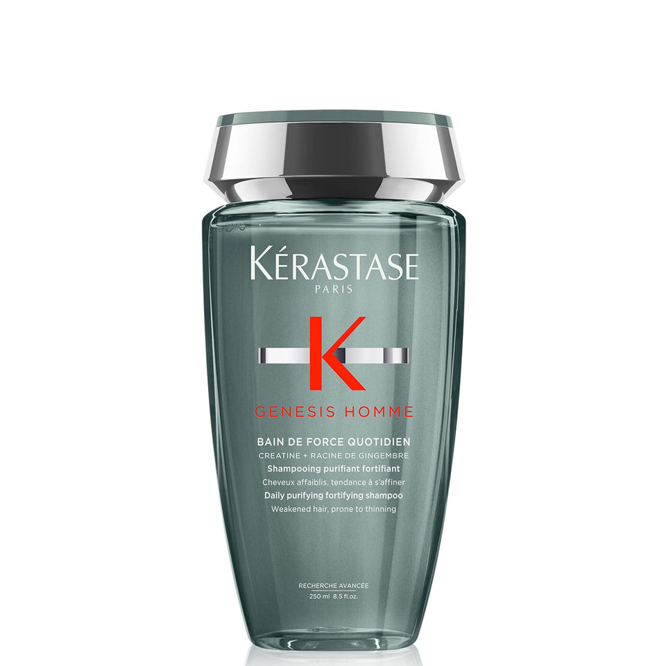 KÉRASTASE front bottle view showing sleek packaging and immediate recognition