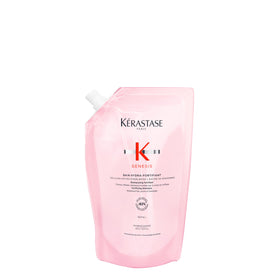 KÉRASTASE front packaging of Genesis Hydra-Fortifiant showing refill size and benefit
