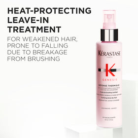 KÉRASTASE nozzle detail demonstrating precise spray application for even coverage