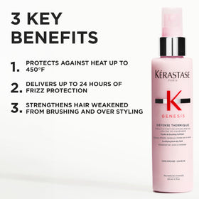 KÉRASTASE cream texture on hand illustrating lightweight, non-greasy primer feel