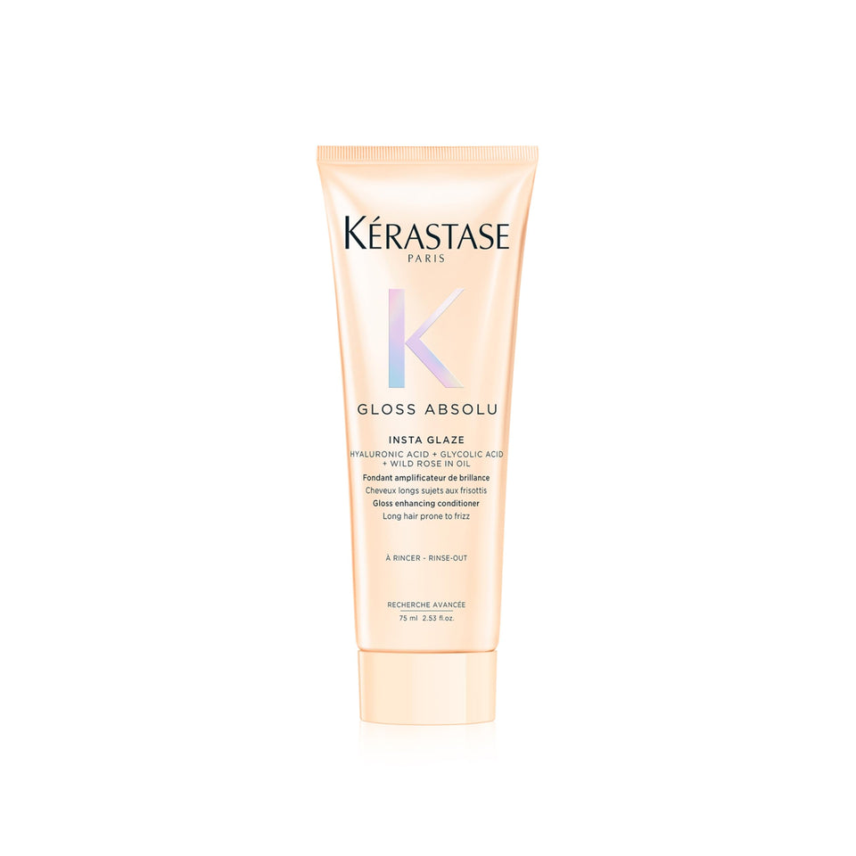 KÉRASTASE front bottle view showing travel conditioner and brand shine benefit