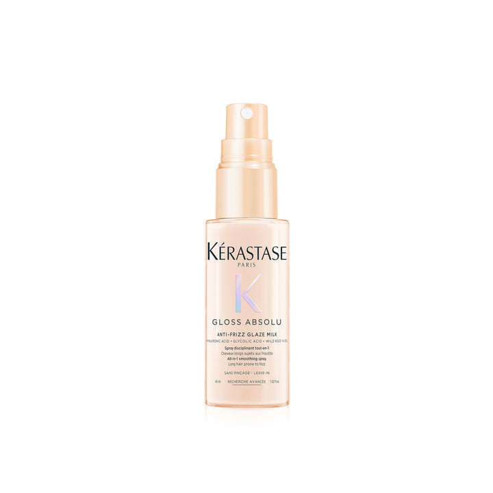 KÉRASTASE front bottle view showing sleek packaging and easy use benefit