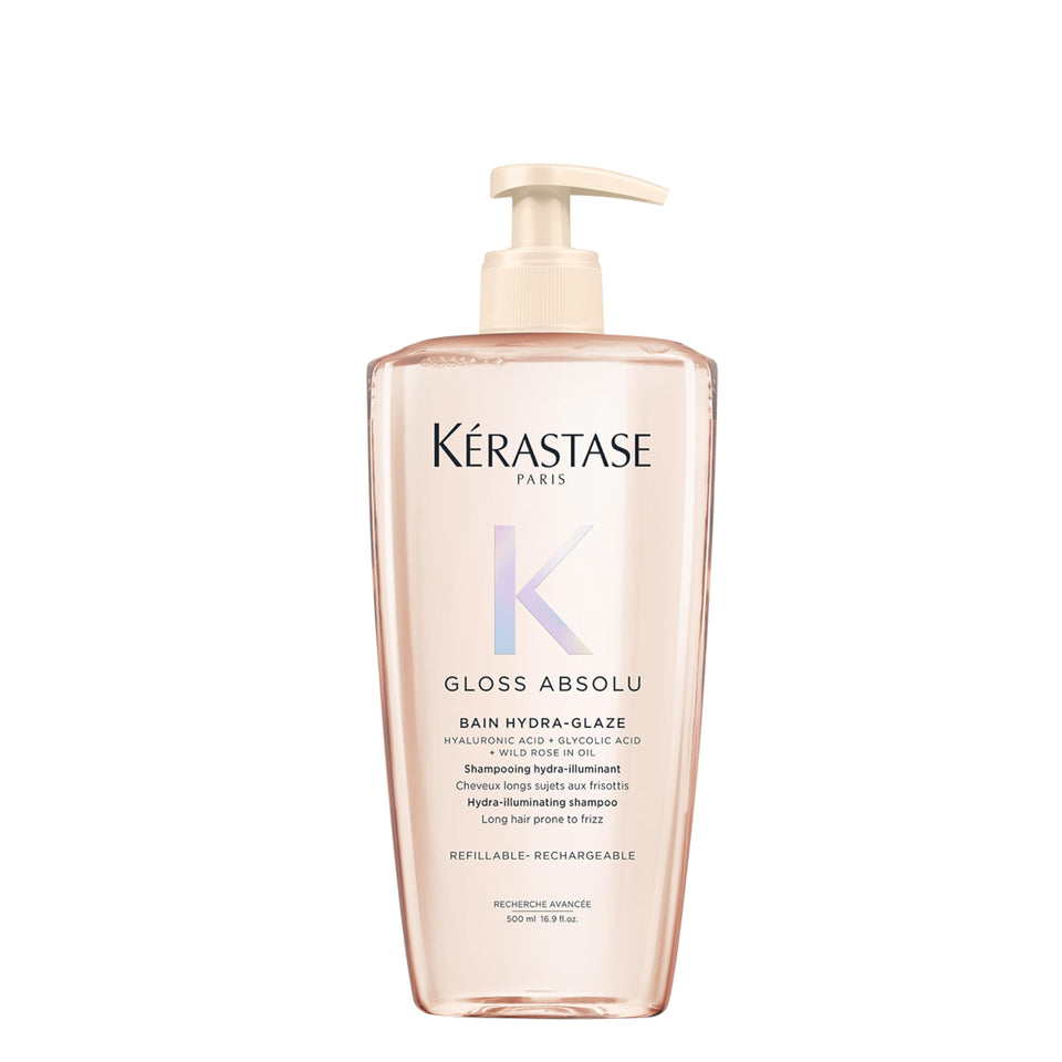 KÉRASTASE front packaging showing glossy shampoo refill benefits