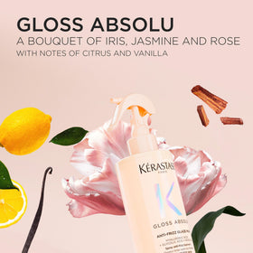 KÉRASTASE ingredients label close-up highlighting formula transparency