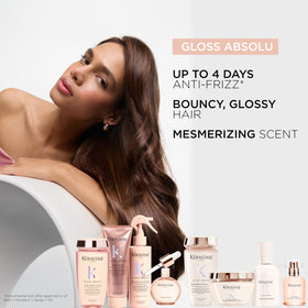 KÉRASTASE bottle staged for morning and evening use suggesting versatile wearability