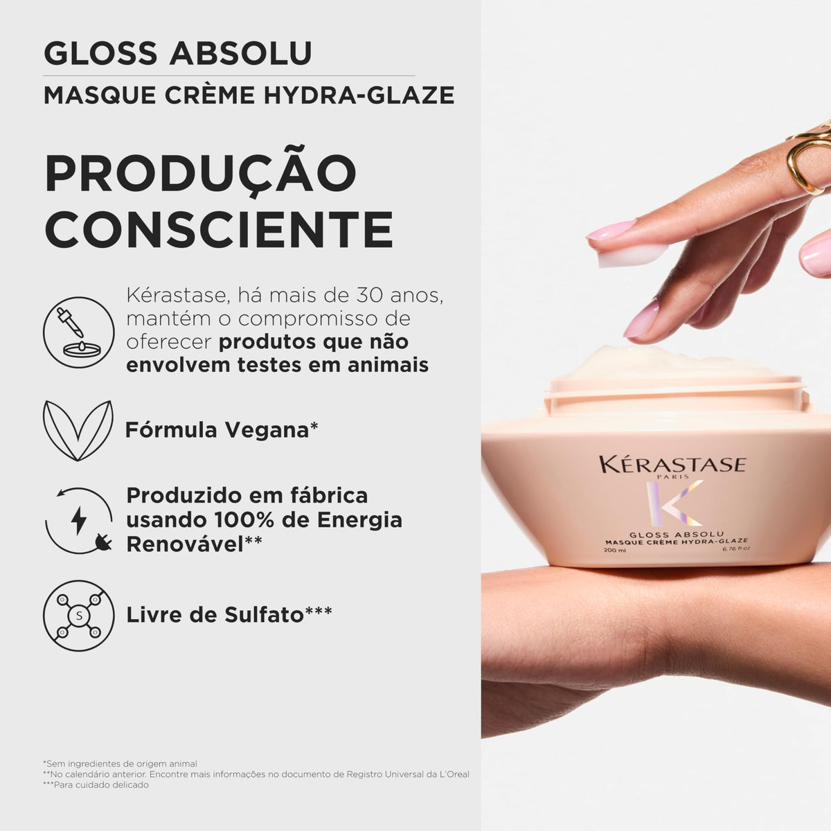 KÉRASTASE creamy mask texture close-up highlighting nourishing hydration