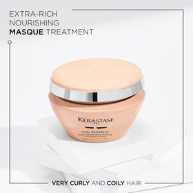 KÉRASTASE close-up texture of rich mask showing creamy hydration