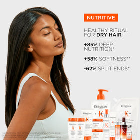 KÉRASTASE Masquintense creamy texture close-up illustrating rich conditioning slip