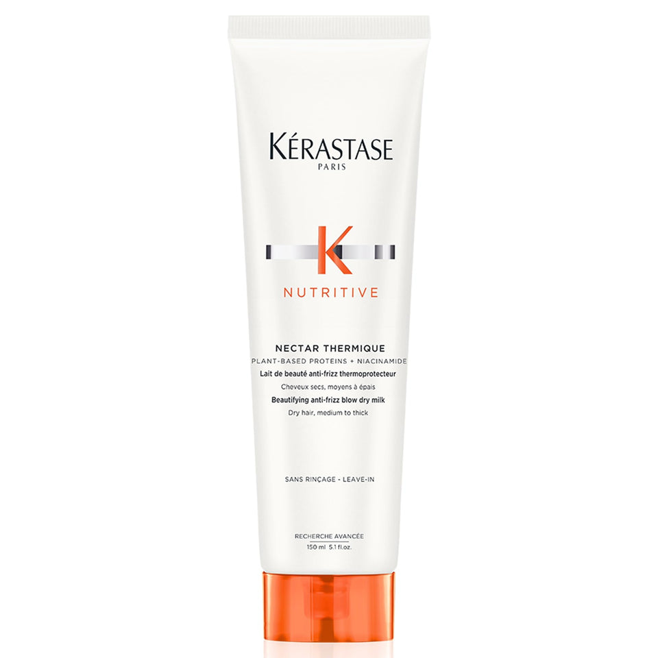 KÉRASTASE Nectar Thermique front packaging shows product and brand, promotes nourishment