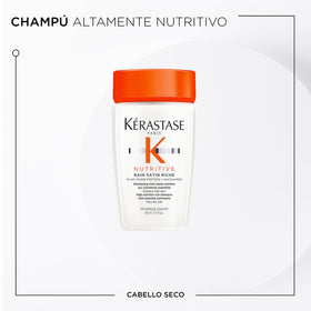 KÉRASTASE shampoo bottle close-up highlighting gentle cleansing benefit