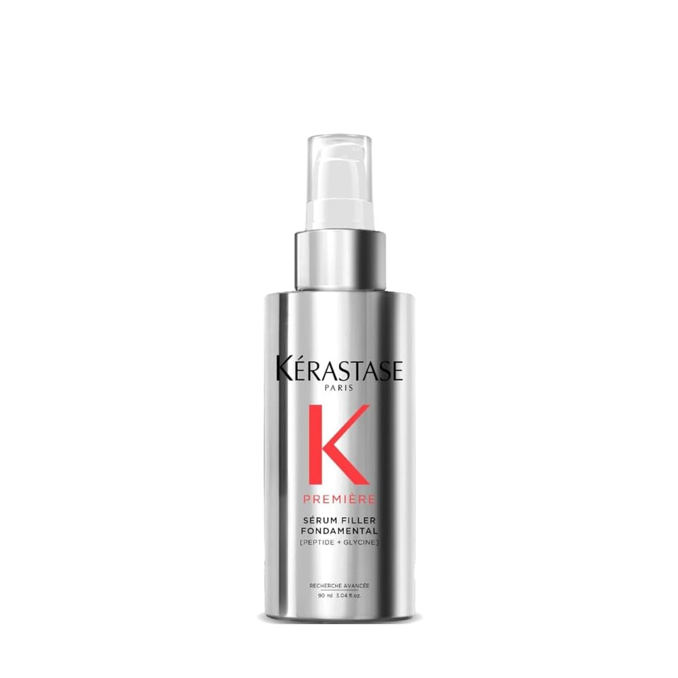 KÉRASTASE front bottle view showing sleek packaging and immediate smoothing benefit